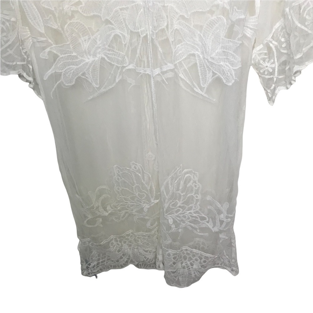 Cupshe White Lace Beach Cover Up - Picture 4 of 11